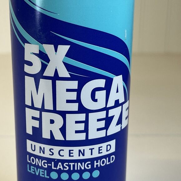 Rave 5X Mega Freeze Unscented Aerosol Hairspray 1 COUNT - 11 Oz Hair Spray - Picture 3 of 6